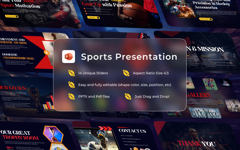 Gsports 游戏 Play Station 模板