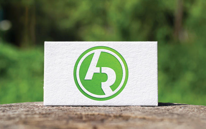 Symbol-AR-Buchstaben-Logo-Vorlagendesign