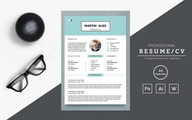 Martin – Lebenslauf-Design für Arbeitssuchende