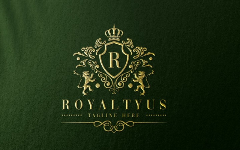 Logo de la lettre R de Royaltyus Temp