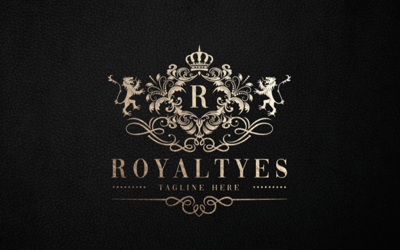 Royalty Lettera R Logo Temp