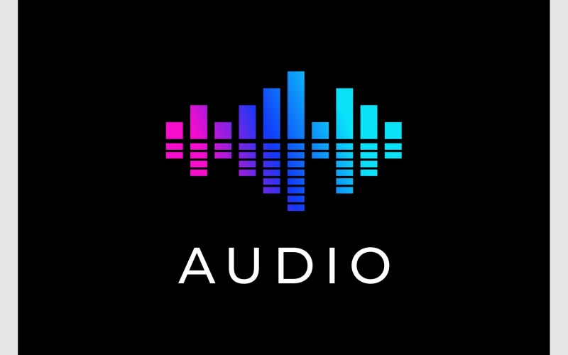 Ljud Ljud Musik Frequency Logo