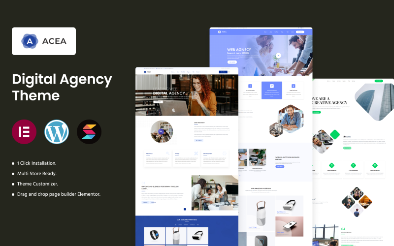 Acea – Üzleti tanácsadás WordPress téma
