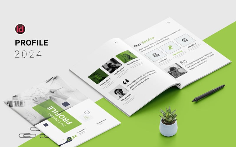 Company Profile Template -  16 Unique Page Brochure