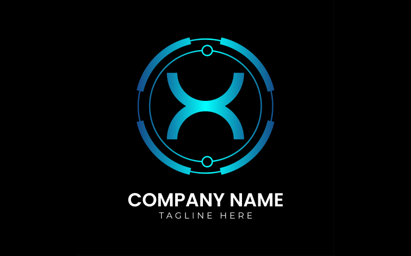 Merk en bedrijf brief Logo ontwerpsjabloon