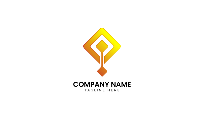 Шаблон оформления векторного логотипа брендинга
