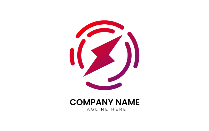 Szablon projektu logo kreatywnych energii