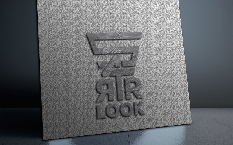 Papieren logo mockup_papier mockup