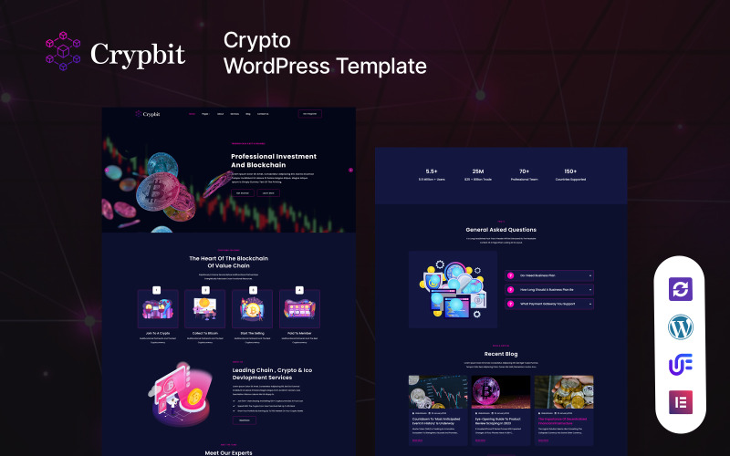 Crypbit - Tema WordPress de Bitcoin e Criptomoeda