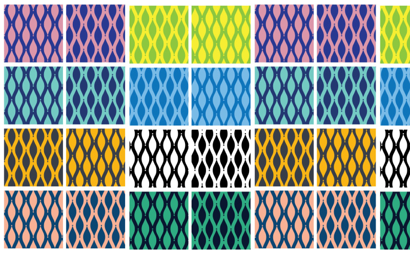 Padrão de fundo ondulado curvo