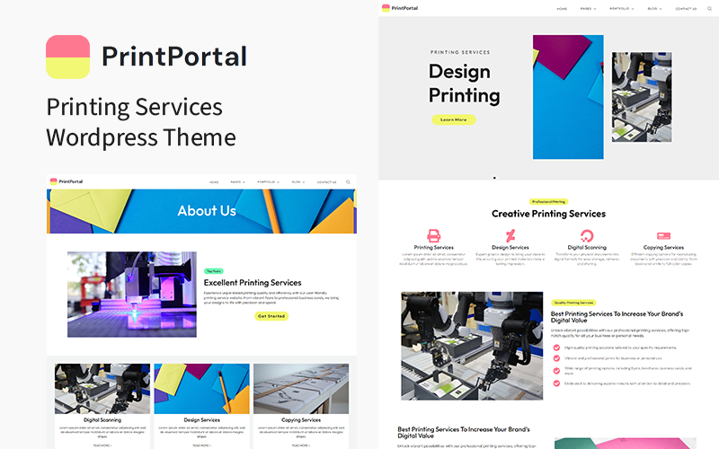 PrintPortal - Tema WordPress per il servizio di stampa