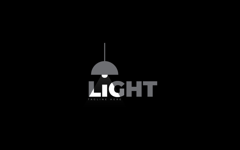 Azienda di illuminazione Vector logo Design