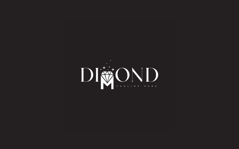 Kreative Dimond-Logo-Design-Vorlage
