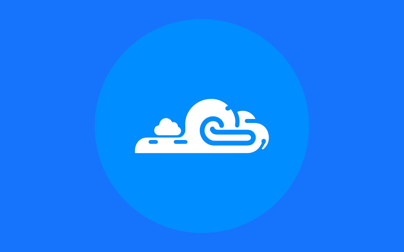 Modèle de logo Cloud Find Thunder