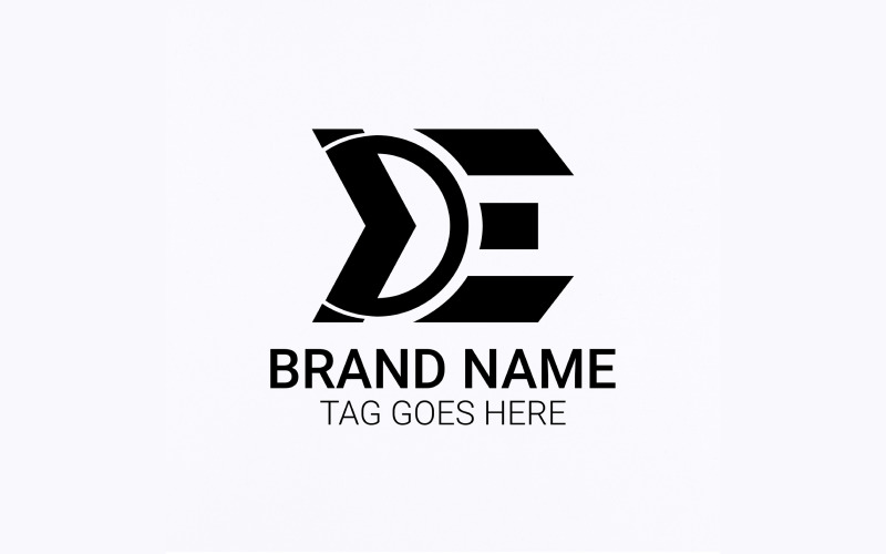 Platt ''DXKCMWEY O'' Letter logotyp designmall