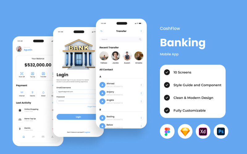 CashFlow - Banki mobilalkalmazás