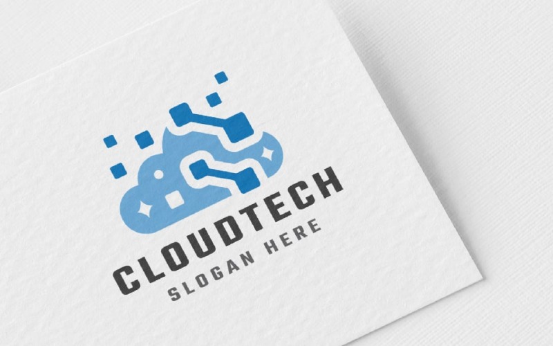 Cloud Tech Professional Logo Template