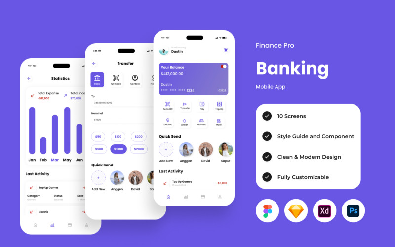 Finance Pro - Application mobile bancaire