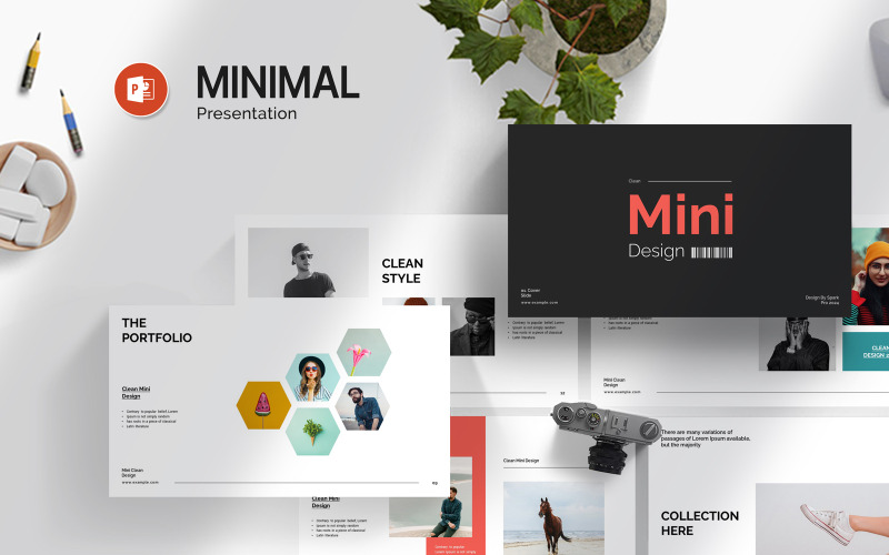 Projekt szablonu Mini PowerPoint