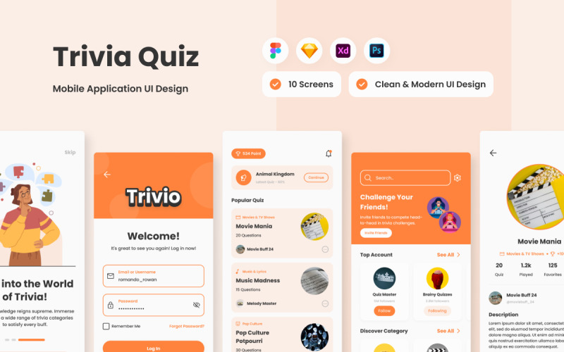 Trivio - Trivia Quiz Mobile App