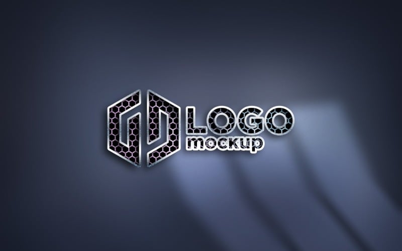 Net Logo Mockup Template. #401399 - TemplateMonster