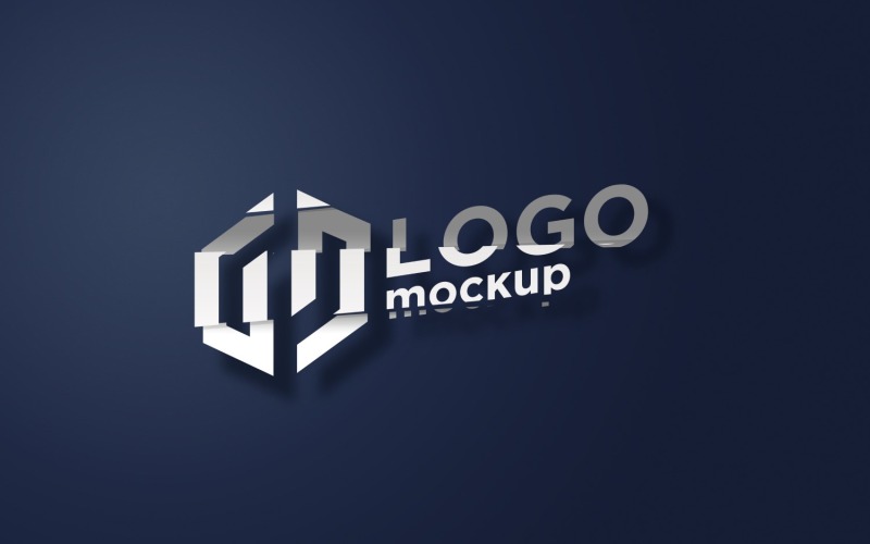 Cutting Logo Mockup Template #401407 - TemplateMonster