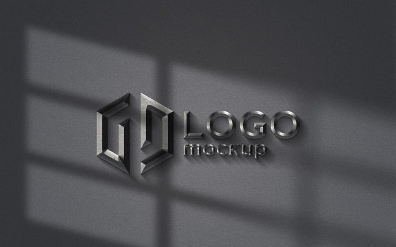 Elegant Logo Mockup Template #401414 - TemplateMonster