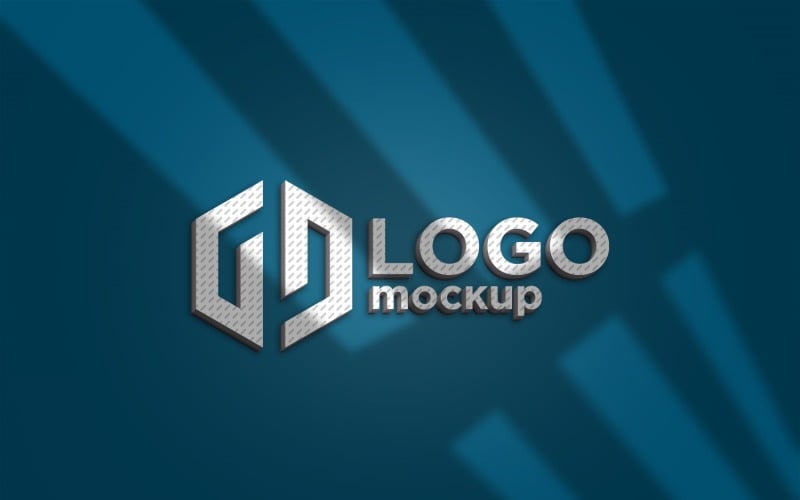 3D Paper Logo Mockup Template #401420 - TemplateMonster