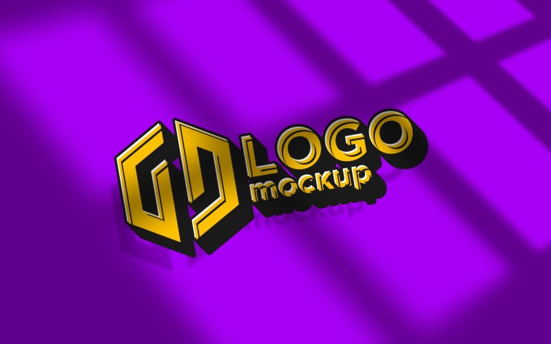 Bold Logo Mockup Template #401531 - TemplateMonster