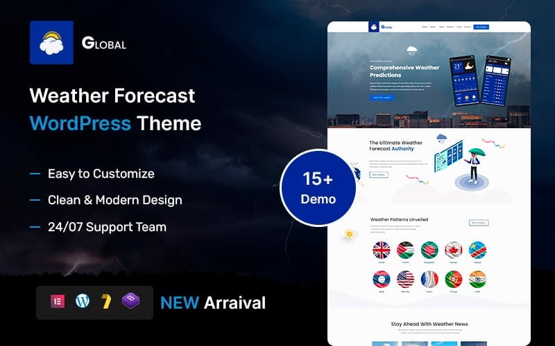 Global – Hava Tahmini WordPress Teması