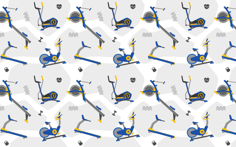 Modèle sans couture de vecteur de remise en forme