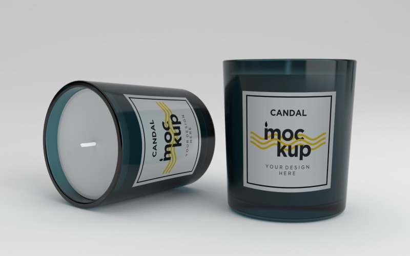 Spa Vicks Candles 3d Mockup Design 04