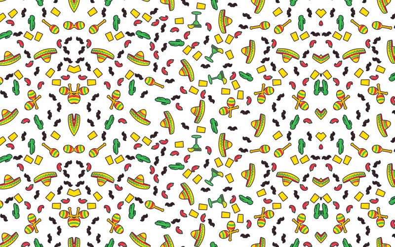 Modèle vectoriel Cinco De Mayo