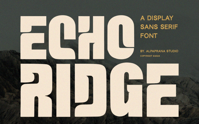 Echo Ridge – Wyświetl Sans