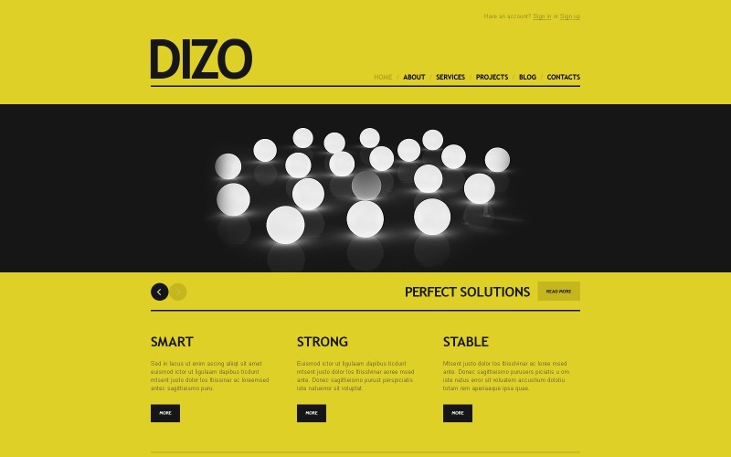 Responzivní šablona Drupalu marketingové agentury