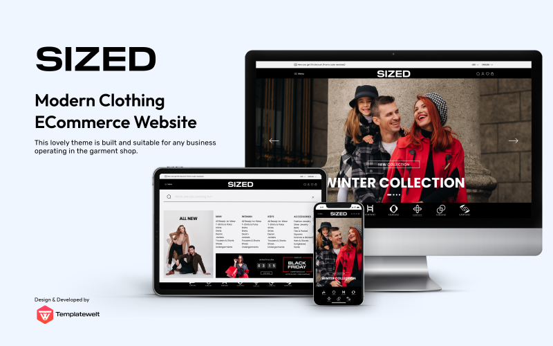 Sized - 时装店 Shopify 2.0 响应式主题