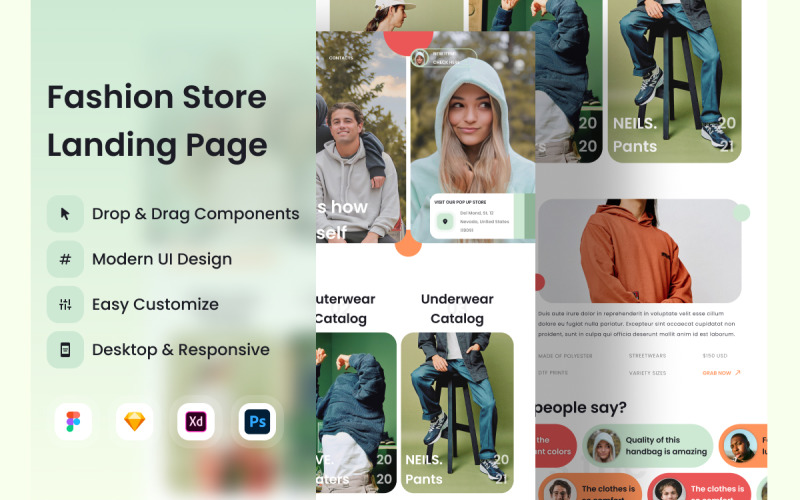 Gunma - Moda Mağazası Açılış Sayfası V1