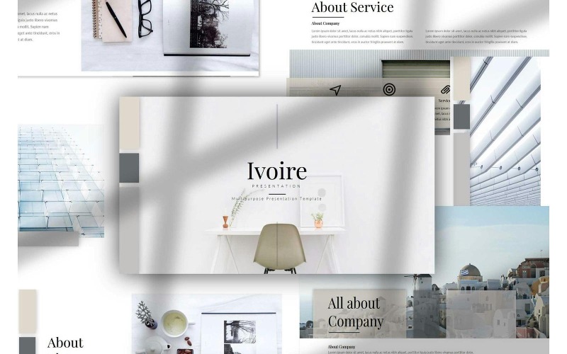 Modelos de apresentação de PowerPoint multiuso da Costa do Marfim