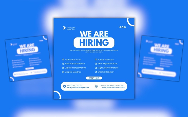 Stiamo assumendo candidati Modello di progettazione Canva