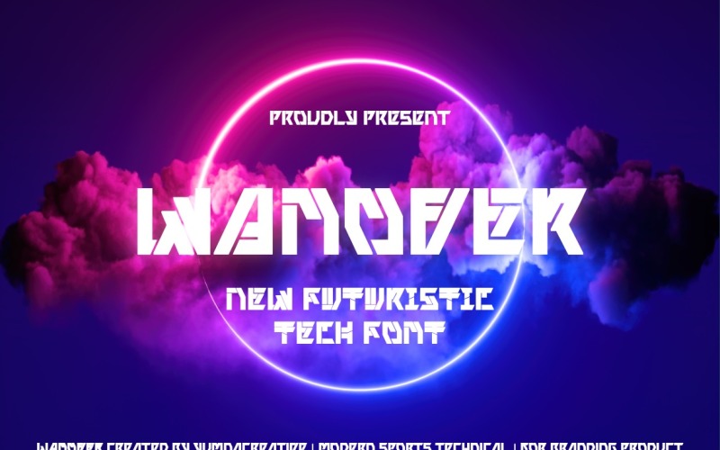 Wanover - 未来科技字体
