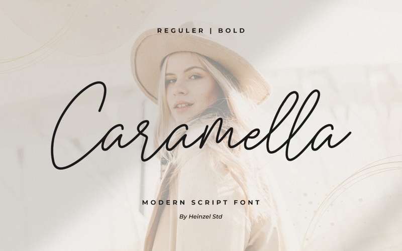 Caramella Modern Script-lettertype
