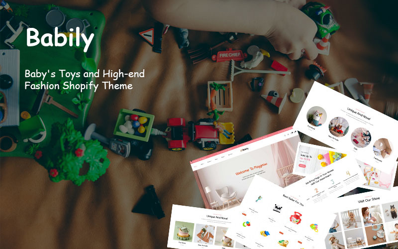 Babily - Thème Shopify pour les jouets de bébé et la mode haut de gamme