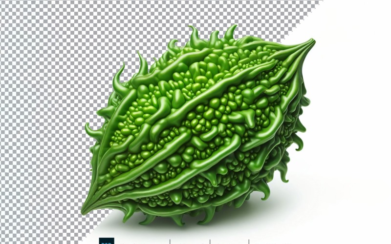 Bitter kalebass färsk grönsak Transparent bakgrund 01