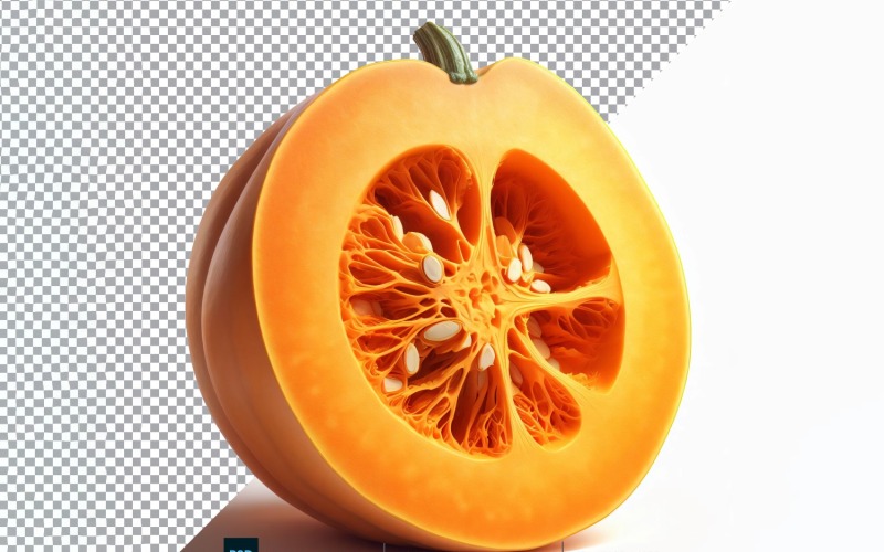 Pumpa färska grönsaker Transparent bakgrund 06
