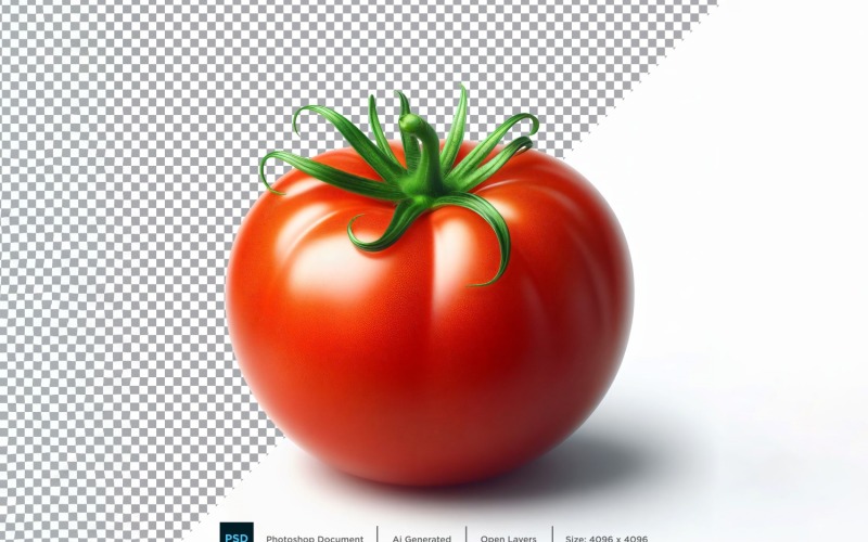 Pomodoro Verdura Fresca Sfondo trasparente 02