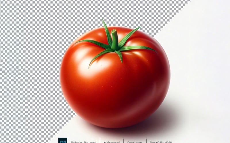 Pomidorowe świeże warzywa przezroczyste tło 06