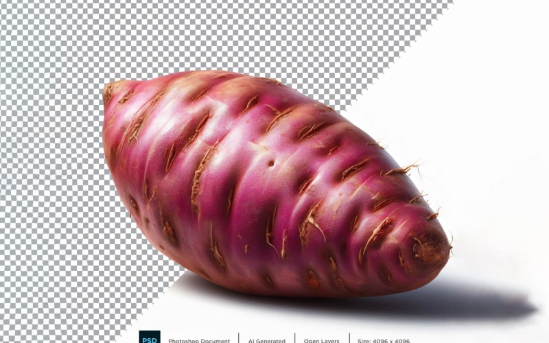 Süßkartoffel-Frischgemüse, transparenter Hintergrund 01