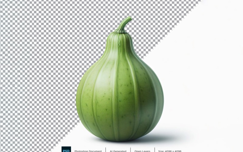 Äppelkalebas Färska grönsaker Transparent bakgrund 07