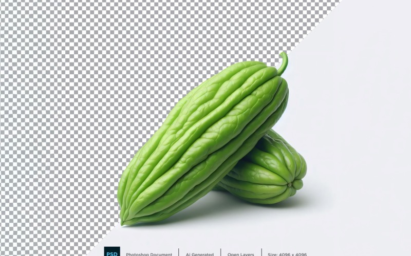 Chayote Fresh Vegetable Transparent bakgrund 05