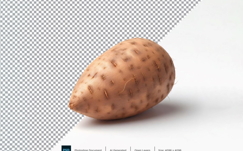 Yam Légume Frais Fond Transparent 03